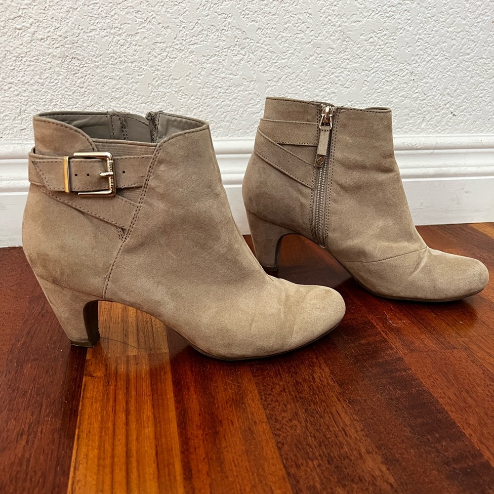 Faux Suede Booties